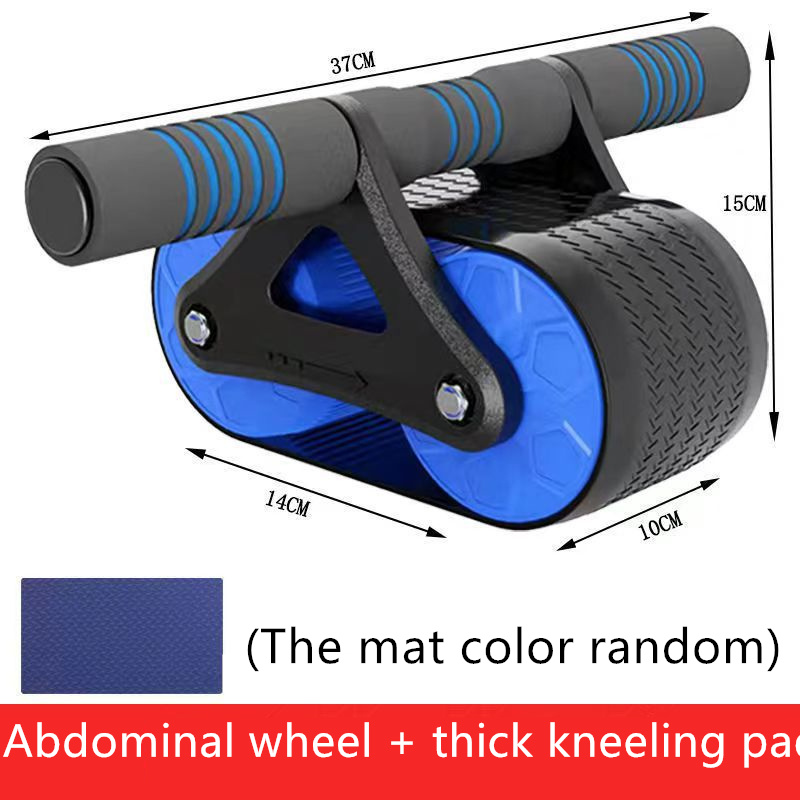 Double Wheel Abdominal Exerciser Women Men Automatic Rebound Ab Wheel Roller Waist Trainer Gym Sports Home Exercise Devices - Bilde 9